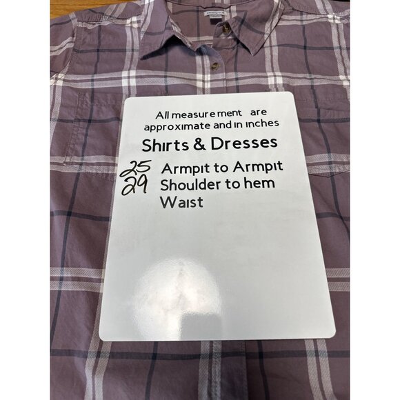 Carhartt Women's 103085 Roll Tab Sleeve Fairview Plaid Shirt Size XXL - Picture 14 of 14